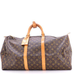 Louis Vuitton Keepall Bag Canvas 55 #234402L13B